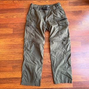 green cargo pants